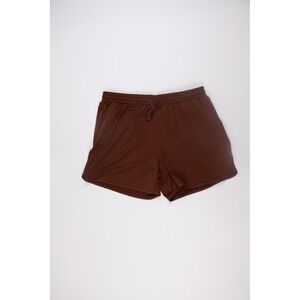 The Back Forty Womens Shorts Athletic Lounge Brown Solid 2XL Excellent